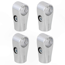 Lot de 4 raccords de tuyauterie bidirectionnels compatibles avec un séchoir à linge en métal de 25 mm