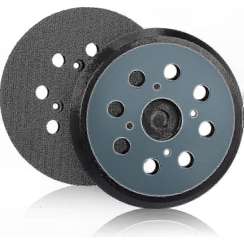 2-Pack 5" 8-Hole Hook & Loop Sanding Pads compatible with Orbital Sanders
