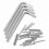 1 Set Sturdy Metal Shelf Pegs compatible with Kitchen Shelves 1