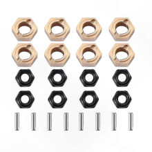 8Pcs 6.2mm Hex Hub Adapter compatible with 1/24 RC Crawler Car Wheel Upgrade Parts