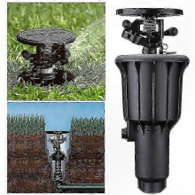 Adjustable Pop-Up Sprinkler Head with Built-In Nozzle compatible with Garden and Lawn Irrigation System 1/2/3/4 Inch Auto Rotation Spray