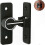 Secure Slide Lock compatible with Interior Doors, 90 Hook Latch, Anti-Theft Hasp Bolt 1