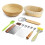 Bread Fermentation Basket Set Oval Fermentation Basket Beater Dough Scraper Set Silicone Brush 1