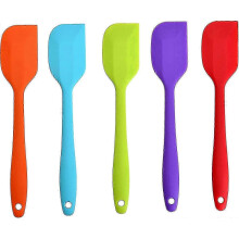 5-piece silicone scraper set dough scraper set kitchen scraper non-stick rubber scraper heat-resistant scraper heat-resistant up to 500 F silicone sc