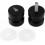 Black Bathroom Pull Handles, Glass Door Knobs, Back-to-Back Shower Door Knobs (2 Pack) 5