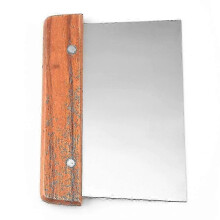 Bestseller Stainless Steel Bench Scraper with Wooden Handle By, Dough Scraper And Cutter