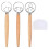 3 Pack Danish Dough Whisk Bread Mixer,dutch Whisk with Dough Scraper for Bread,pastry Or Pizza Doug 1