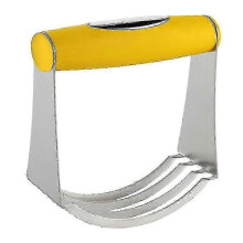 Dough Blender And Pastry Cutter, Stainless Steel Nut, Pie, Pastry And Dough Cutter And Scraper, Multipurpose Baking Tools with Soft Grip Handles