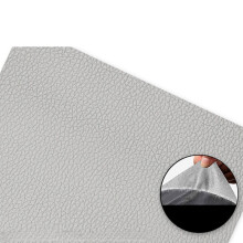 PU Leder Reparaturflicken Selbstklebend - 35x137cm - Für Sofas, Autositze und Möbel Grey