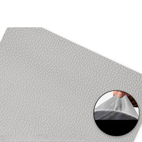 Remendo Autoadesivo de Couro PU - 35x137cm - Para Sofás, Assentos de Carro e Móveis Grey