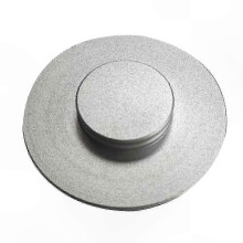 Abrazadera estabilizadora plateada para tocadiscos, compatible con discos de vinilo LP.