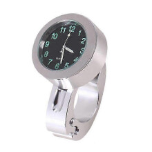 Universeel 7/8 inch motorfietsstuurhorloge, waterdicht en schokbestendig, met gespbevestiging, compatibel met Sco