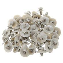 100 Stück Clips kompatibel mit Renault Kangoo, Trafic, Nissan Primastar, Opel Vivaro, Trafic, Seitenleisten, unterer Schutz