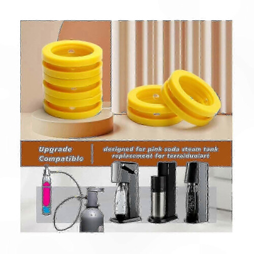 Replacement O-Rings compatible with Soda Makers, 5-Pack Gaskets compatible with CO2 Cylinder Connections 2