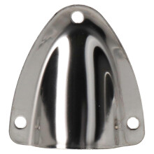 Air Vent Scoop Drain Cover Clamshell Shell Shaped Polished Stainless Steel 45mm