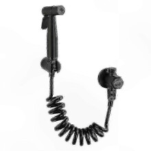 Duschwandreiniger Set – Schwarzes Bidet Sprühzubehör Set