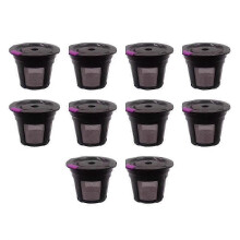 10Pcs Coffee Filters Reusable K Cups Coffee Filters K Cup Pod Coffee Filter compatible with Keurig 1.0/2.0 Mini