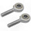 2Pcs 3/8" Rod End Bearings, Mini Heim Joint with 3/8-24 Thread compatible with Mechanical Applications 2