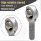 2Pcs 3/8" Rod End Bearings, Mini Heim Joint with 3/8-24 Thread compatible with Mechanical Applications 3