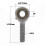 2Pcs 3/8" Rod End Bearings, Mini Heim Joint with 3/8-24 Thread compatible with Mechanical Applications 5