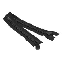 Grande fermeture éclair en plastique avec tirettes, compatible avec les sacs de tente et les accessoires de couture DIY (61 cm).