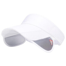Zomerzonneklephoed voor dames, verstelbaar met uitschuifbare rand, UV-bescherming, geschikt voor strand, tennis en andere sporten.