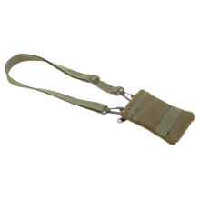 Riñonera portátil con cremallera, impermeable, para viajes, EDC, compatible con camping y senderismo, color verde militar.