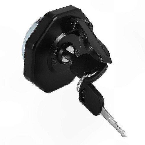 Black Car Fuel Cap with Key compatible with 4HK1 Engine Models 1