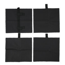 Lot de 4 sacs de lestage coupe-vent pour tente extérieure, compatibles avec les toiles et les pieds de tente fixes.