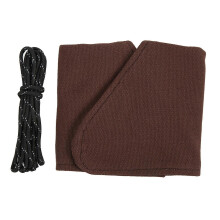 Dreibein-Hocker, faltbar, tragbar, dreieckig, handgefertigt, robust, Campinghocker, geeignet für Grillpartys, Wandern, Braun