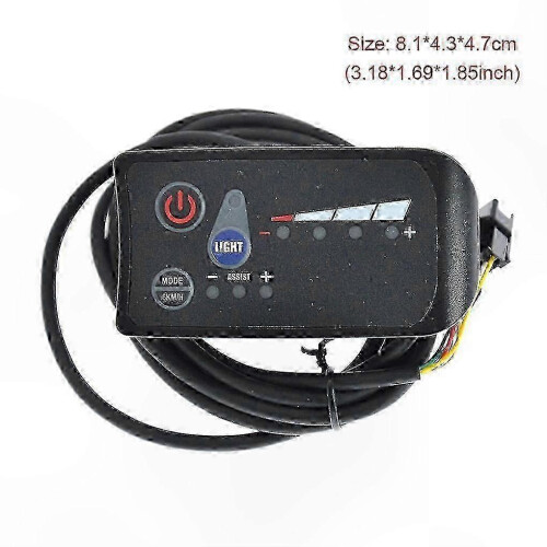 LED Display Speed Control Panel compatible with Electric Bikes Replacement Parts 1