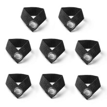 8pcs Outdoor Canopy Rod Fixing Buckle Camping Fishing Rod Holder Tent Awning Accessories Webbing Buckle Fixed Buckle