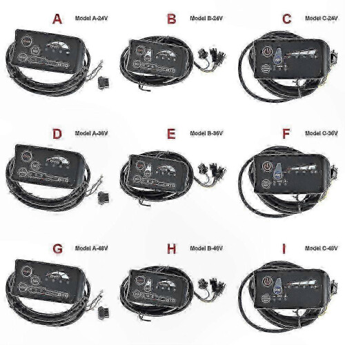 LED Display Speed Control Panel compatible with Electric Bikes Replacement Parts 2