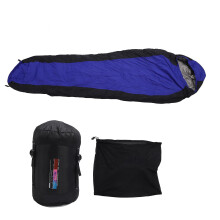 Leichter Mumienschlafsack, geeignet für kalte Temperaturen von 0 C bis 5 C, warme Daunenfüllung, ideal zum Wandern und Campen