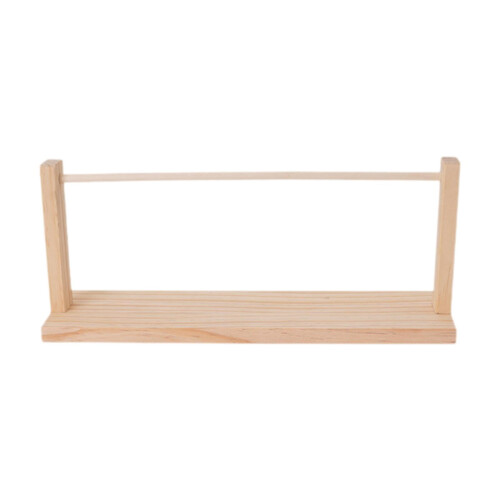 Soporte de madera para hilo, 39 x 16,75 cm.