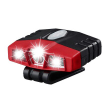 Hutlampe mit Infrarotsensor, freihändige Hutlampe, Stirnlampe, kompatibel mit Angeln, Camping und Baseball