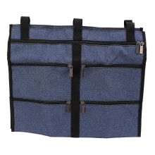Cintre de sécurité anti-abrasion 600D résistant à l'usure et aux salissures, avec poche cachée, compatible avec la maison et les voyages (bleu).