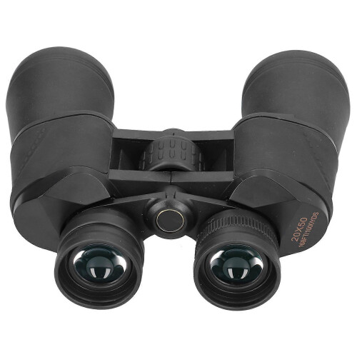 Binocolo da esterno 20x50 per visione notturna, ideale per escursioni e birdwatching, con tracolla, colore nero. 1