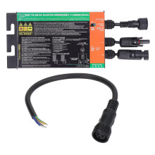 Zonne-micro-omvormer 500W, netgekoppeld, sinusgolf, IP55, 0,2 tot 1,6 kW, aluminiumlegering.