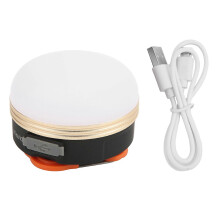 Campinglamp met hoge helderheid, IP65 waterdicht, USB oplaadbaar, geschikt voor buitenkamperen en noodstroomuitval.
