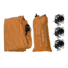 Dreieckiges Sonnensegel für den Außenbereich, Sonnenschutztuch für Pools, Sonnenschutzmarkise mit silberbeschichtetem Orange