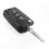2 Pack Replacement Key Shell compatible with Kia Vehicles with 3 Buttons and Flip Design 4