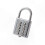 10-Digit Combination Security Padlock with Fixed Code compatible with Anti-Theft Protection 1
