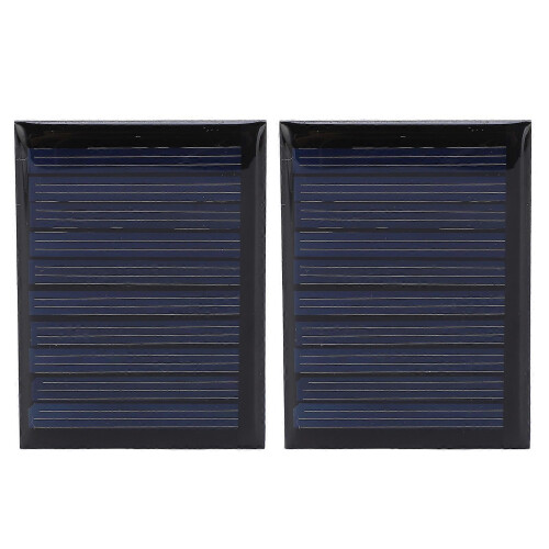 2PCS 5V 50mA Solar Power Epoxy Module Board Mini Solar Polysilicon Panel 60x44mm