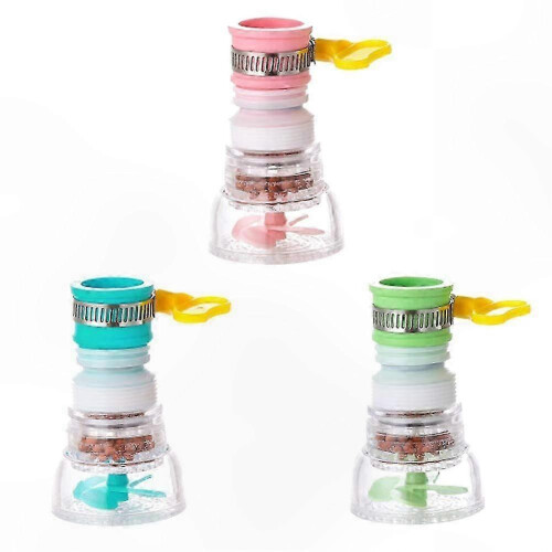 3-Pack Adjustable 360 Swivel Tap Aerator with Splash-Proof Filter compatible with Kitchen and Bathroom Sinks
