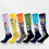 6-Pack Elastic Compression Socks compatible with Sports and Daily Use 1
