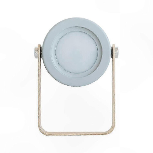 Adjustable Brightness Touch-Control Retro Style Table Lamp compatible with Bedroom, Gray Finish