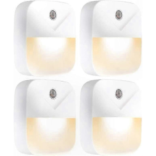 Motion Sensor Night Light, 4-Pack Wall Plug LED with Auto On/Off Feature