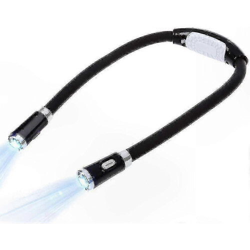 Hands-Free LED Reading Lamp with 4 Beads, 4 Adjustable Brightness Modes