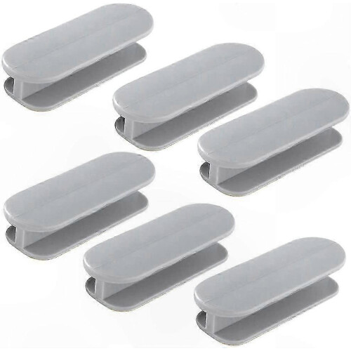 6PCS Adhesive Door Handles compatible with Cabinets and Windows Plastic Pull Handles compatible with Easy Access Storage Solutions